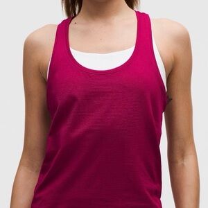 lululemon athletica swiftly Tech Tank Top RACE Berry Rumble BRRU